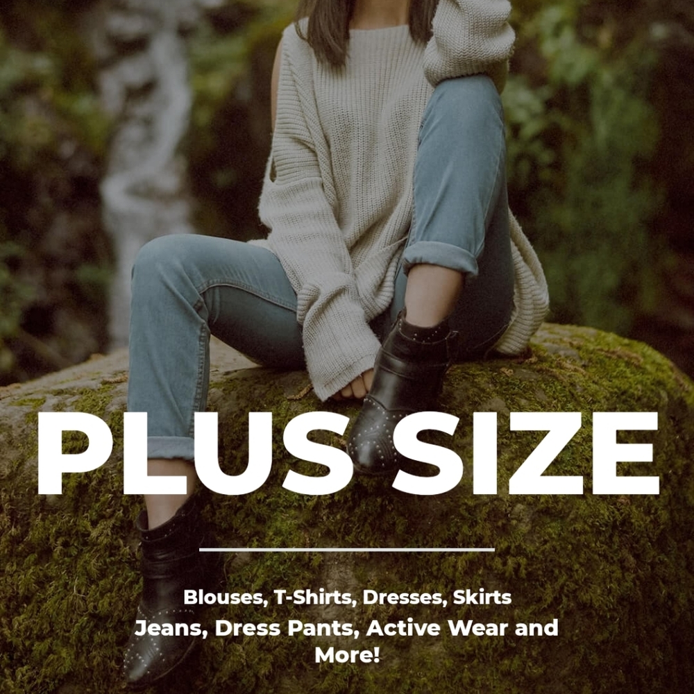 Plus Sizes Below! 14, 1X, 22/24, 26/28, 3x,4x